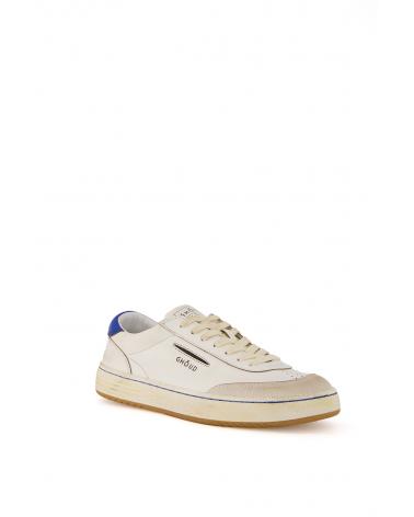 BASKET GHOUD  LIDO  LBLM  LS05 LEATHER /SUEDE WHITE ROYAL