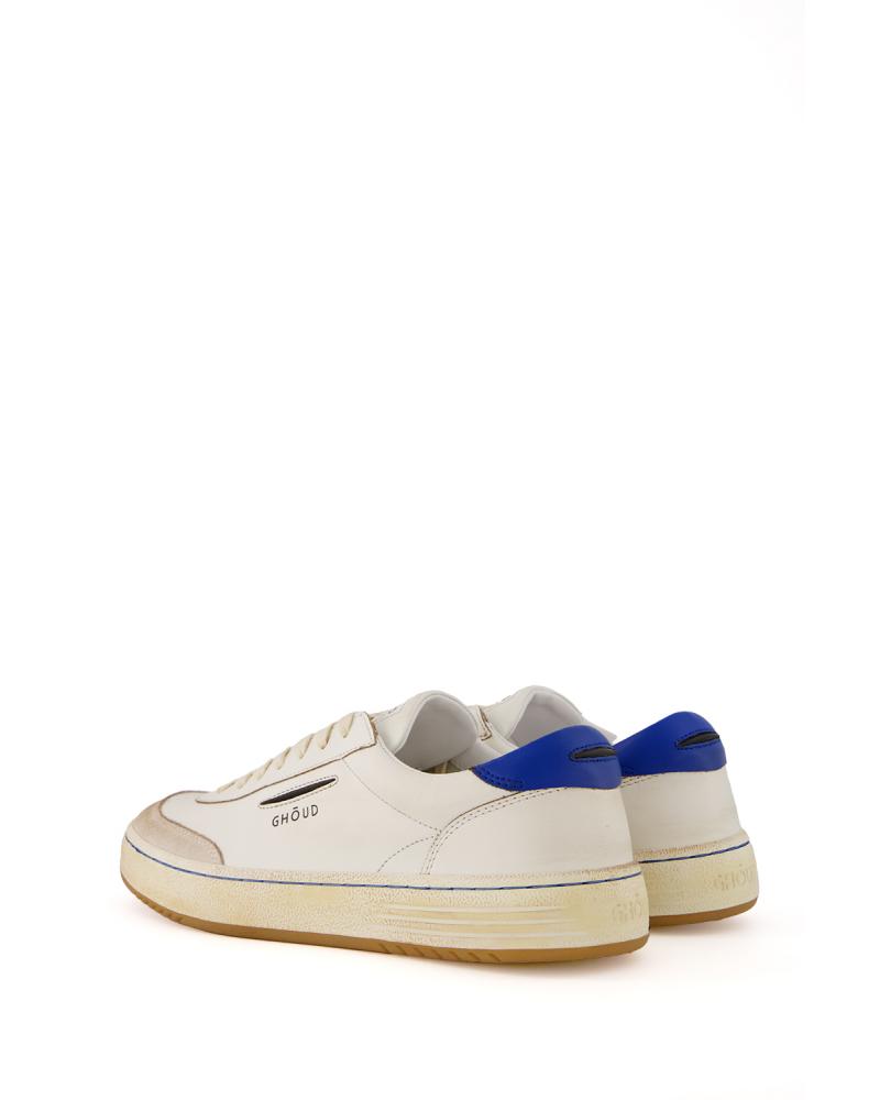 BASKET GHOUD  LIDO  LBLM  LS05 LEATHER /SUEDE WHITE ROYAL