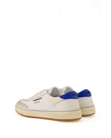 BASKET GHOUD  LIDO  LBLM  LS05 LEATHER /SUEDE WHITE ROYAL