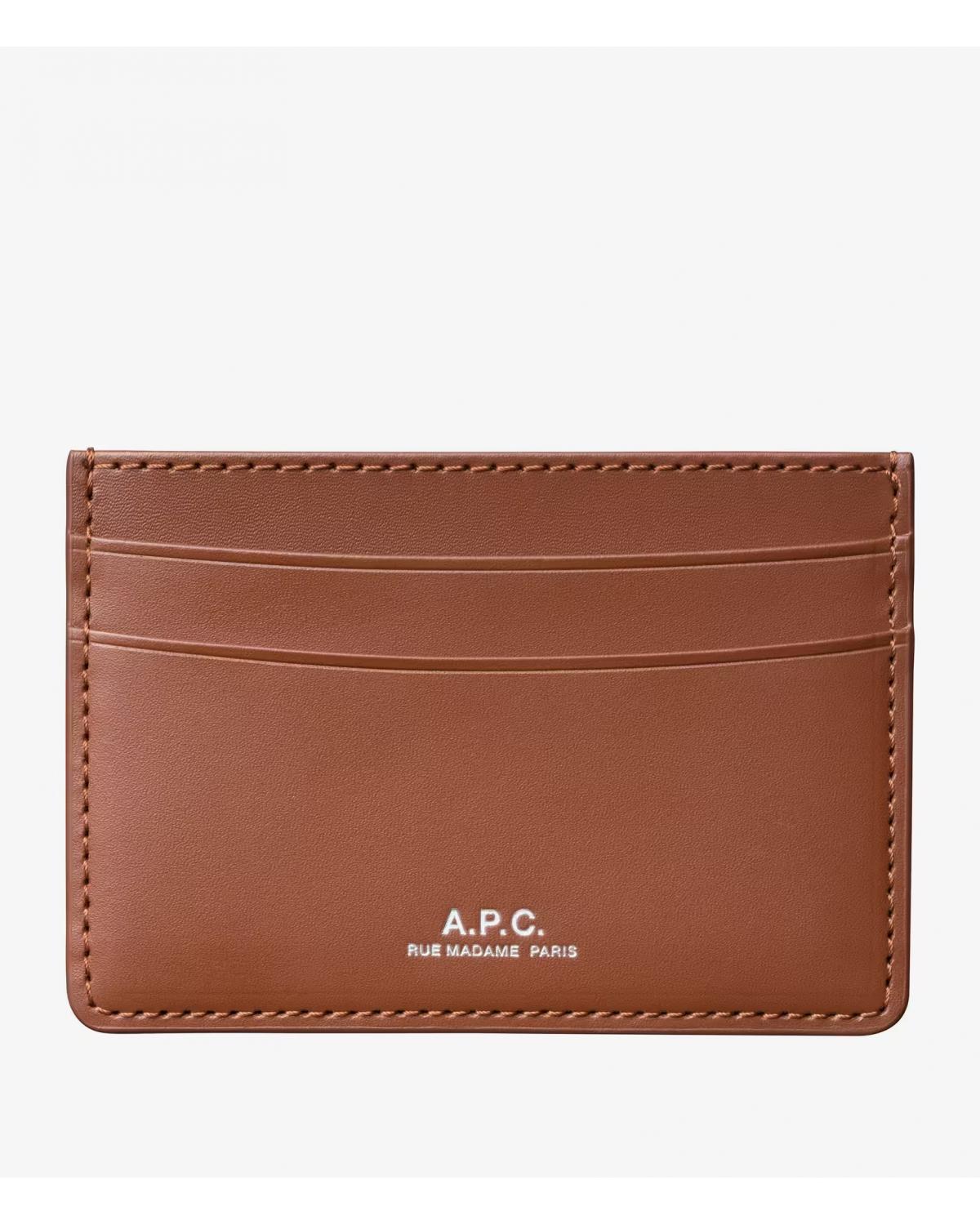 PORTE CARTES A.P.C. CAMEL