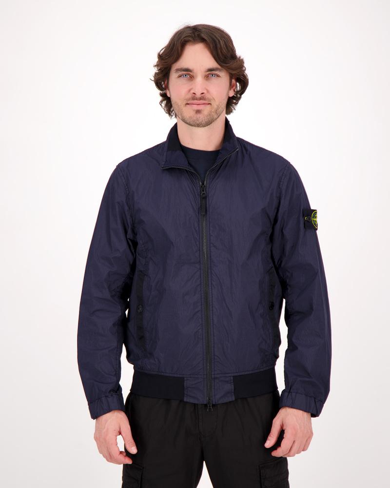 BLOUSON STONE ISLAND 4100037 A23  0020 CRINKLE NYLON Marine