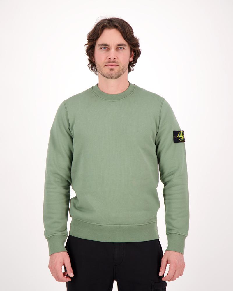 SWEAT STONE ISLAND COL ROND 56 44 51 0059 VERT 