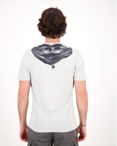 TEE SHIRT CP COMPANY  TS30  800 GRIS CLAIR