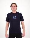 TEE SHIRT C.P COMPANY LOGO GRAPHIC S143 888 Marine