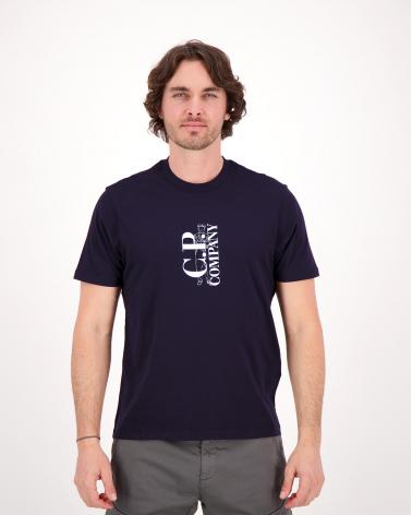 TEE SHIRT C.P COMPANY VERTICAL  LOGO S138 888