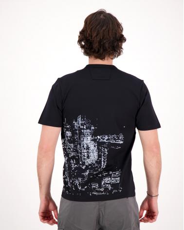 TEE SHIRT CP COMPANY METROPOLIS TS044 999 GRAPHICS 