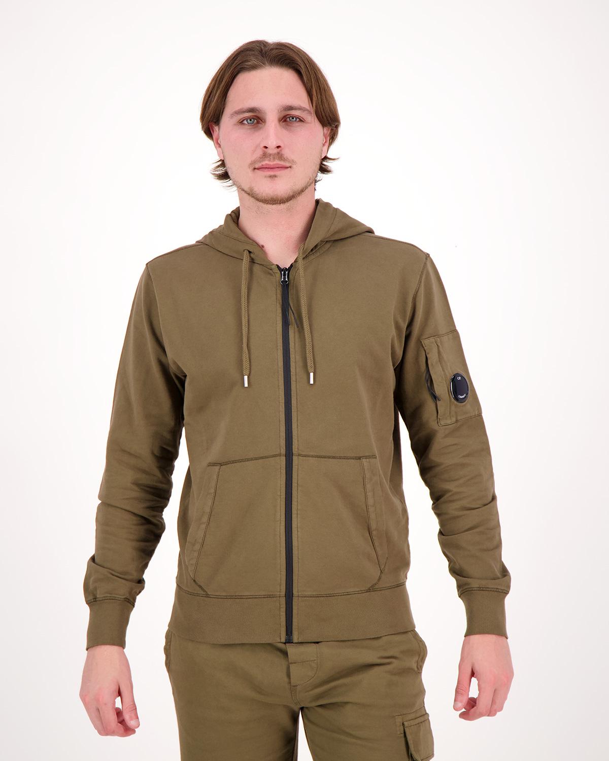 SWEAT CP COMPANY LIGHT ZIP HOODED 057  683