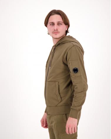 SWEAT CP COMPANY LIGHT ZIP HOODED 057  683