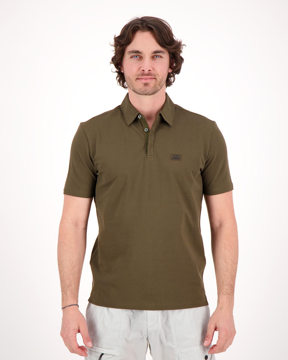 POLO C.P COMPANY STRETCH PIQUETPL165 683 Kaki