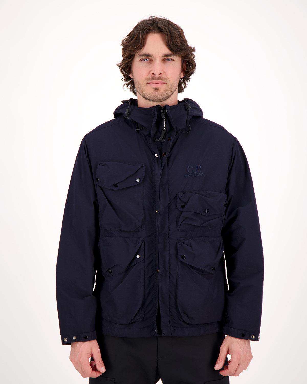 JACKET CP.COMPANY NYLON  GOOGLE W050A 888 MARINE