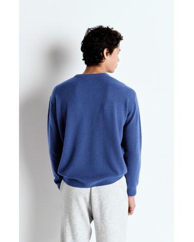 PULL  BOULE AMERCAN VINTAGE BLEU