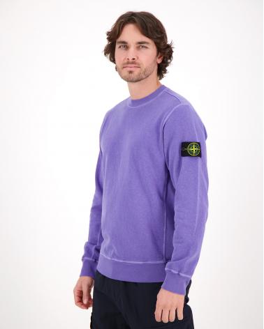 SWEAT STONE ISLAND6100020 0147 LAVANDE