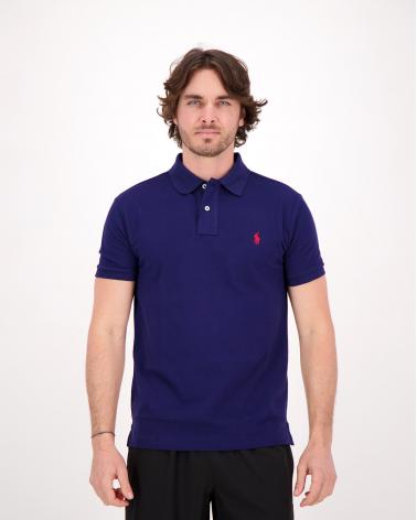 POLO RALPH LAUREN SLIM FIT MARINE/ROUGE 