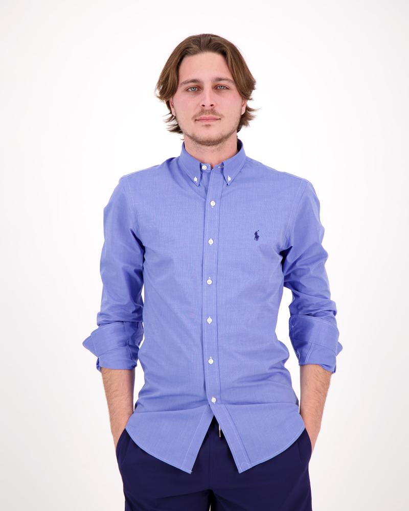 CHEMISE RALPH LAUREN SLIM FIT BLEU 