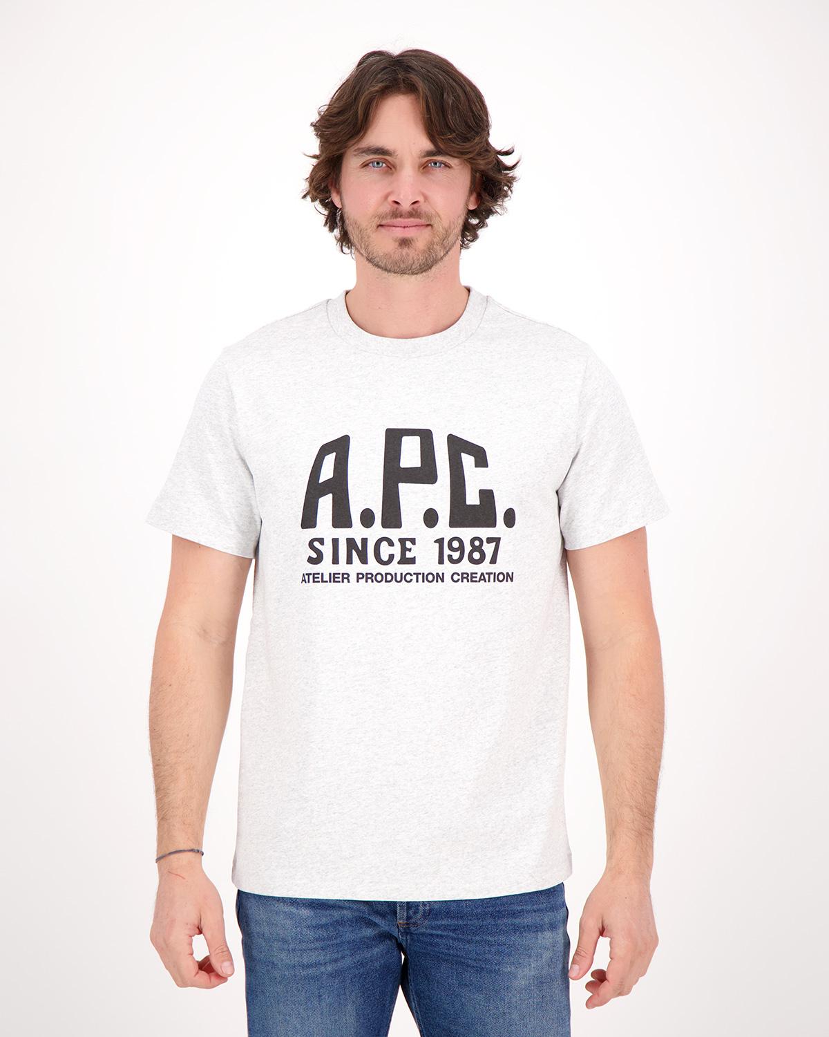 TEE SHIRT A.P.C PRINT LABEL