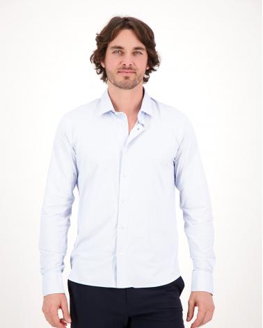 CHEMISE RRD JACQUARD CIEL