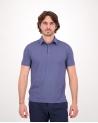 POLO ZANONE ICE COTON BLEU