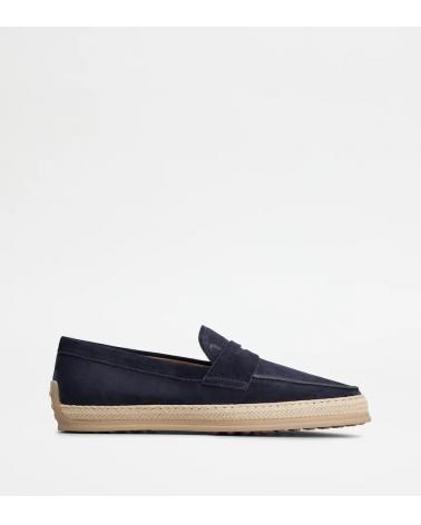 MOCASSIN TOD'S GOMMA RAFIA MARINE