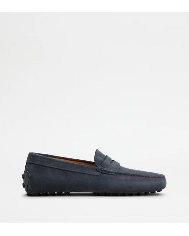 MOCASSIN TOD'S GOMMINO BLEU MOYEN