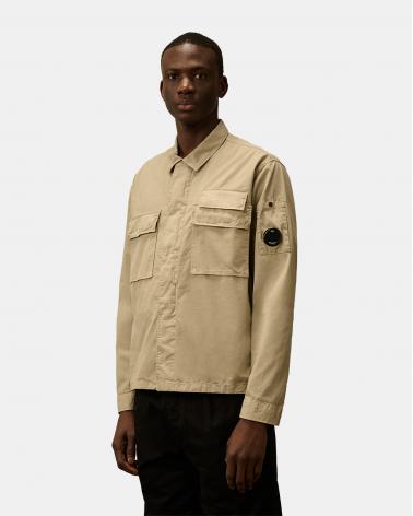 SURCHEMISE CP.COMPANY GABARDINE  SH128 327 BEIGE