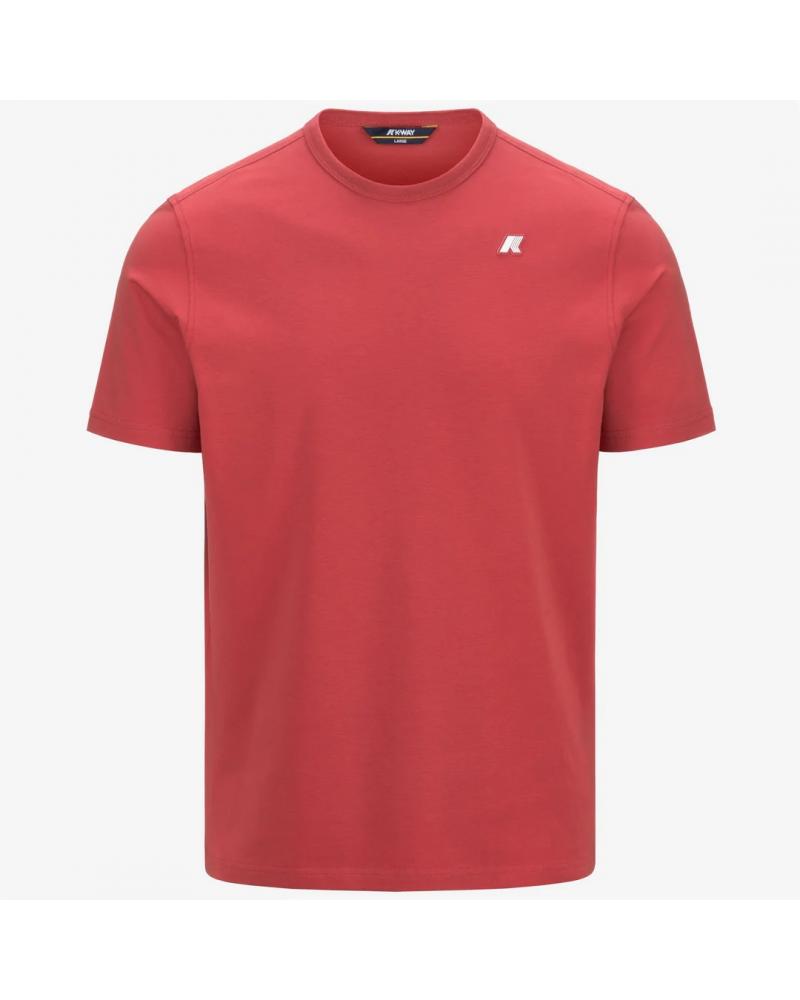 TEE SHIRT  K-WAY ADAME LIGHT STRETCH ROUGE