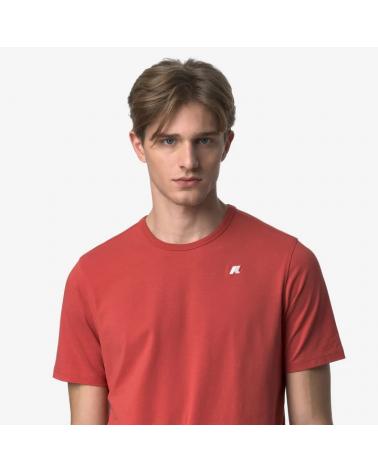 TEE SHIRT  K-WAY ADAME LIGHT STRETCH ROUGE