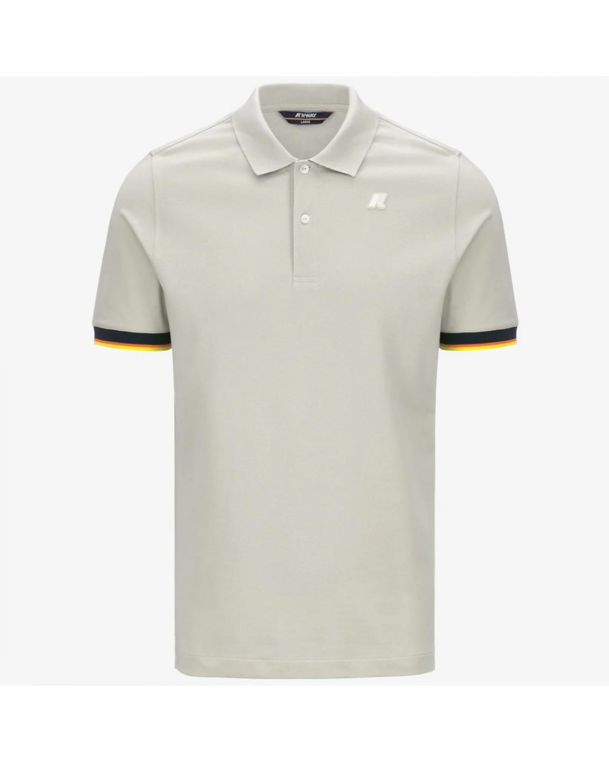          POLO PIQUÉ K-WAY VINCENT BEIGE