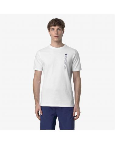 TEE SHIRT K-WAY ODOM DIGITAL BLANC