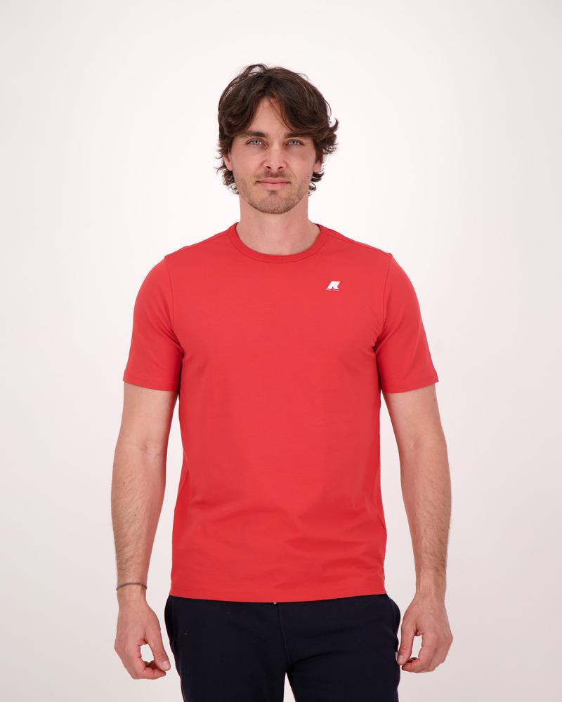 TEE SHIRT  K-WAY ADAME LIGHT STRETCH ROUGE