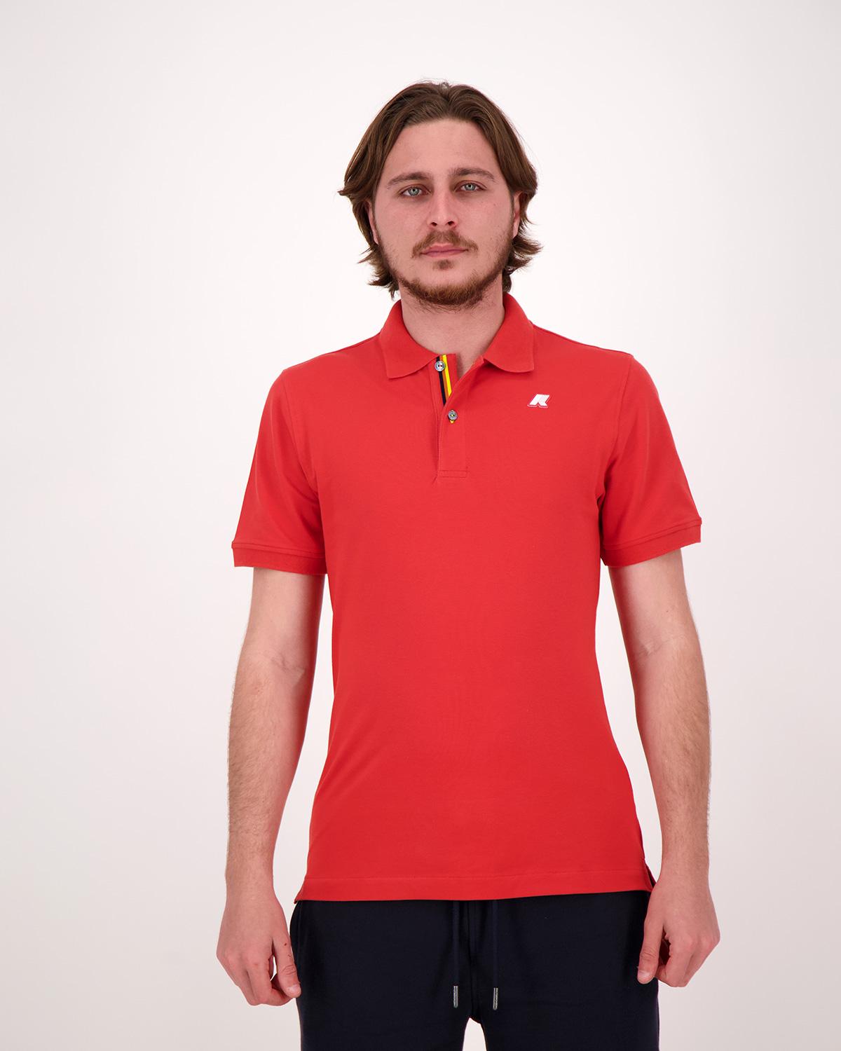 POLO K-WAY VINNIE PIQUE ROUGE