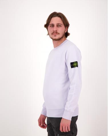 SWEAT STONE ISLAND COL ROND 56 44 51 0088 LILAS