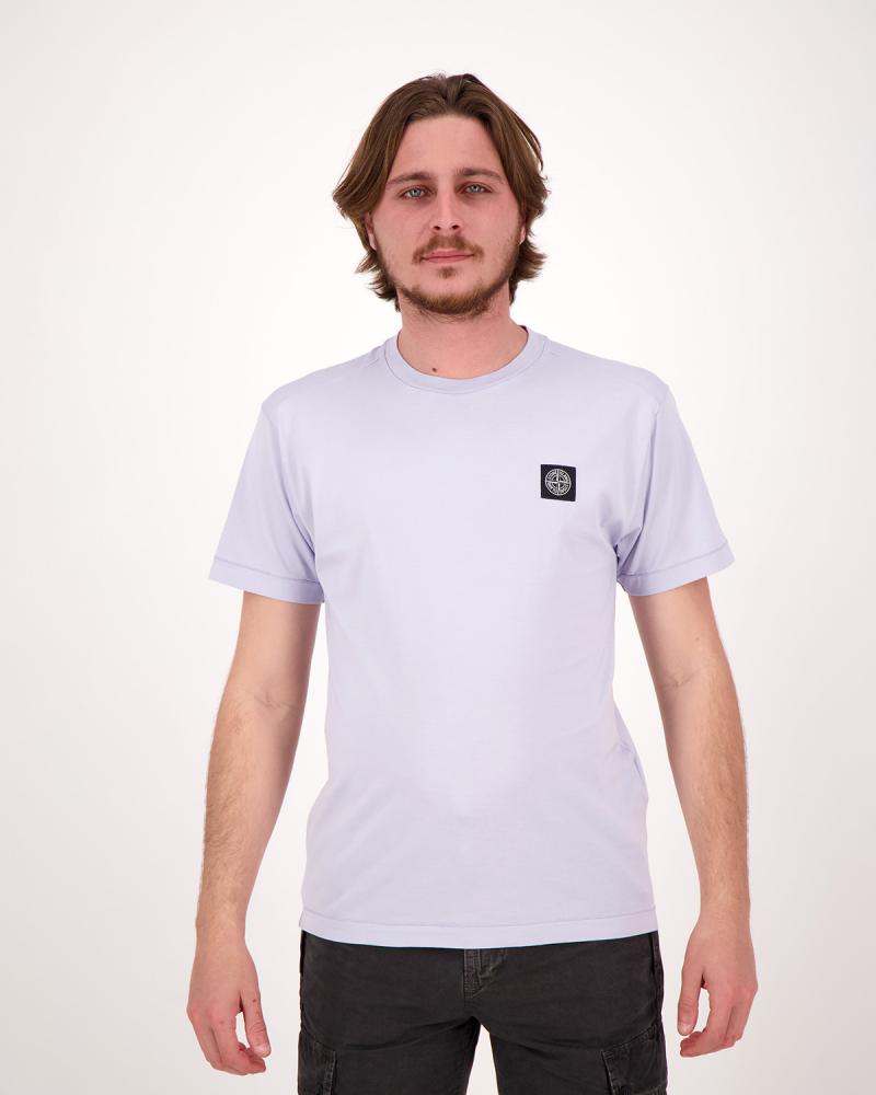 TEE SHIRT STONE ISLAND 2100039 0013  0088 LILAS