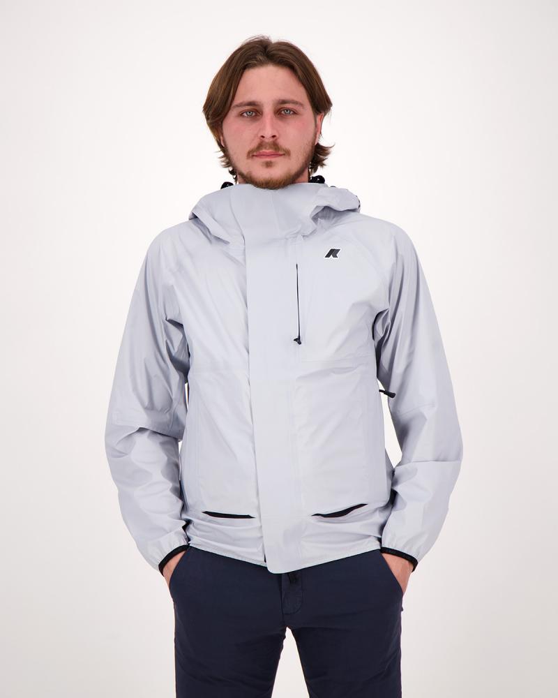 BLOUSON K-WAY ROCHE GRIS