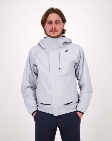 BLOUSON K-WAY ROCHE GRIS