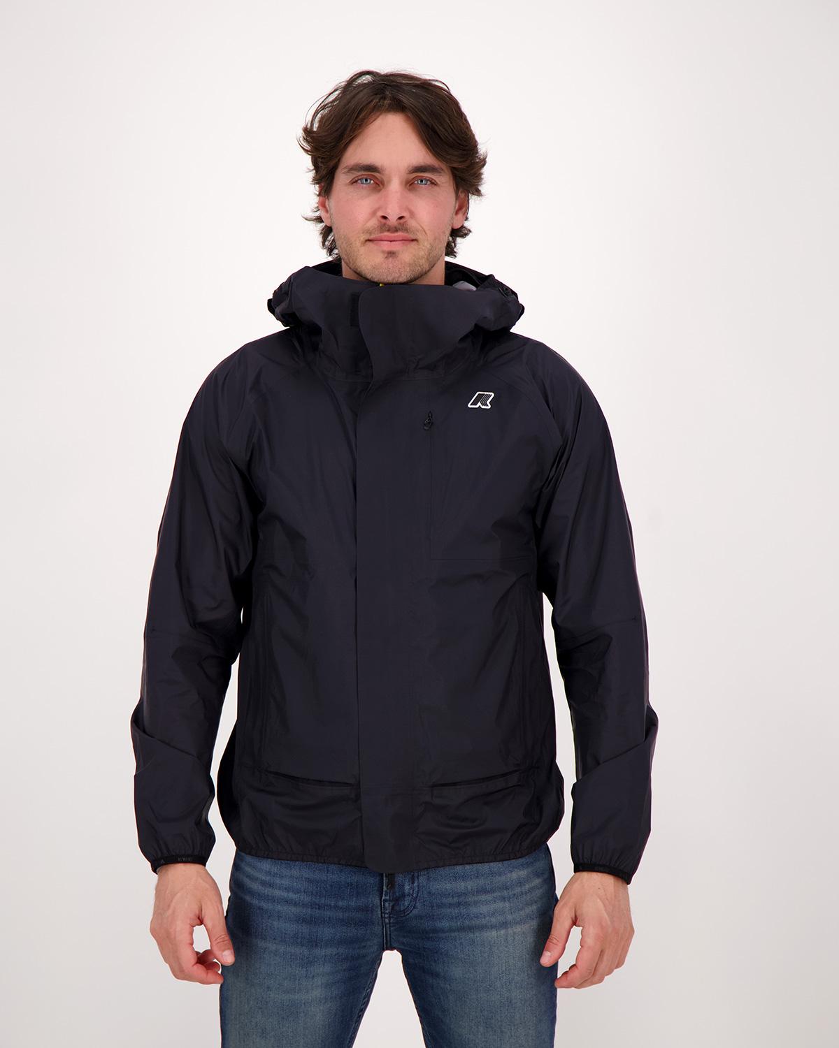 BLOUSON K-WAY ROCHE NOIR