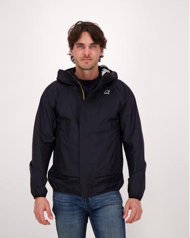 BLOUSON K-WAY ROCHE NOIR