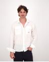 CHEMISE CP.COMPANY LIN SH250 103 BLANC