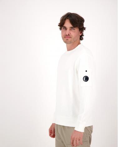 SWEAT CP.COMPANY COL ROND SS266A  103 BLANC