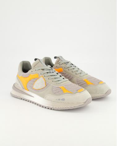 BASKET PHILIPPE MODEL OLYMPIQUE FRN1  GRIS ORANGE