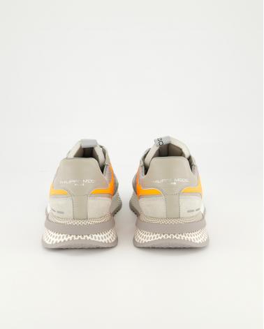 BASKET PHILIPPE MODEL OLYMPIQUE FRN1  GRIS ORANGE