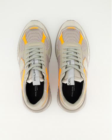 BASKET PHILIPPE MODEL OLYMPIQUE FRN1  GRIS ORANGE