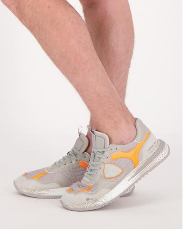 BASKET PHILIPPE MODEL OLYMPIQUE FRN1  GRIS ORANGE