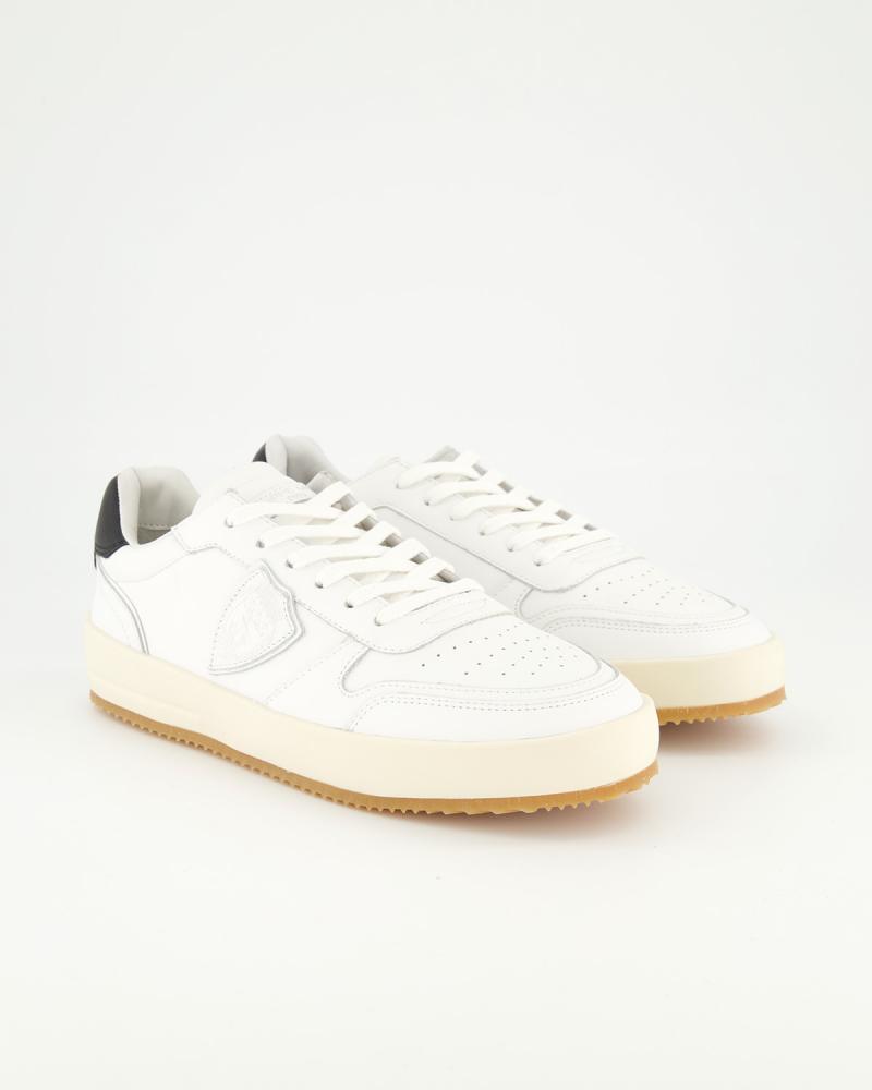 BASKET PHILIPPE MODEL  NICE V002 BLANC -NOIR