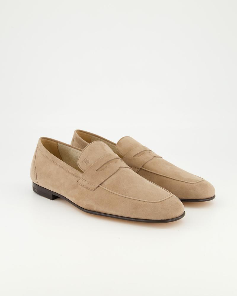 MOCASSIN TOD'S CUIR VELOURS BEIGE