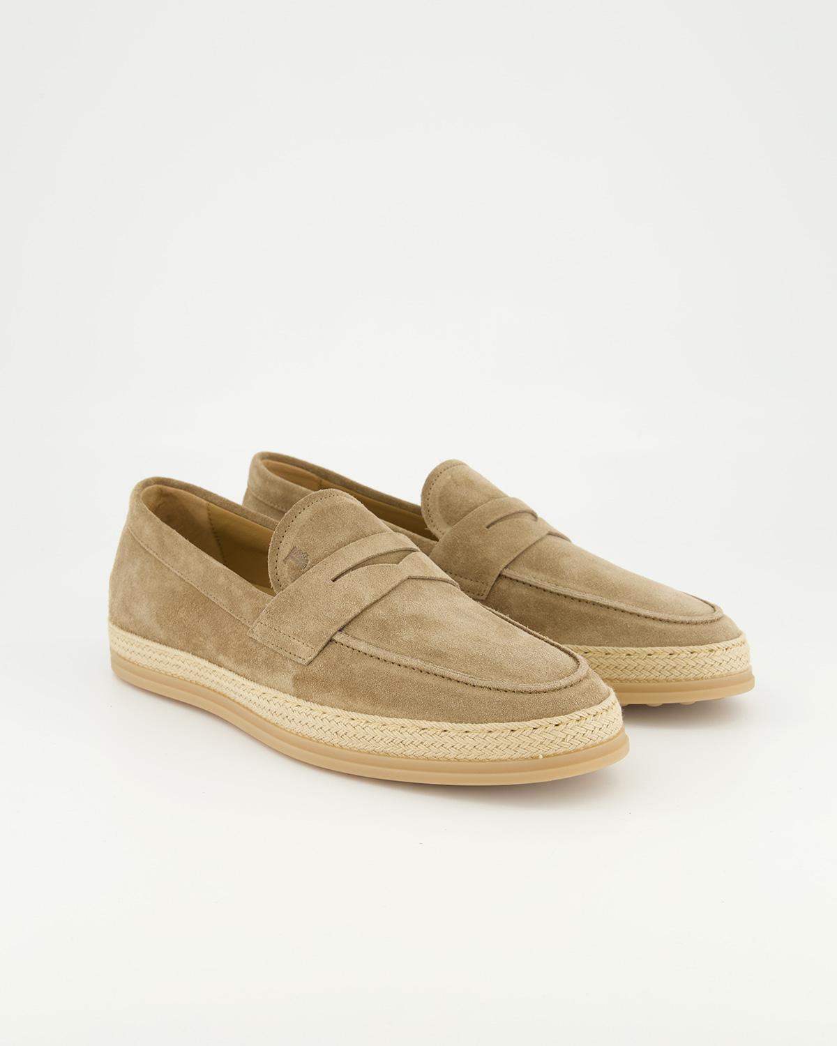 MOCASSIN TOD'S GOMMA RAFIA BEIGE