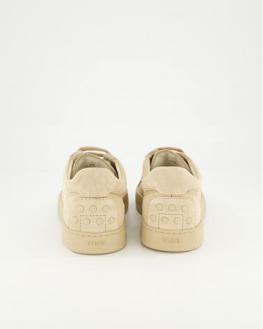 SNEAKERS TOD'S CUIR VELOURS BEIGE