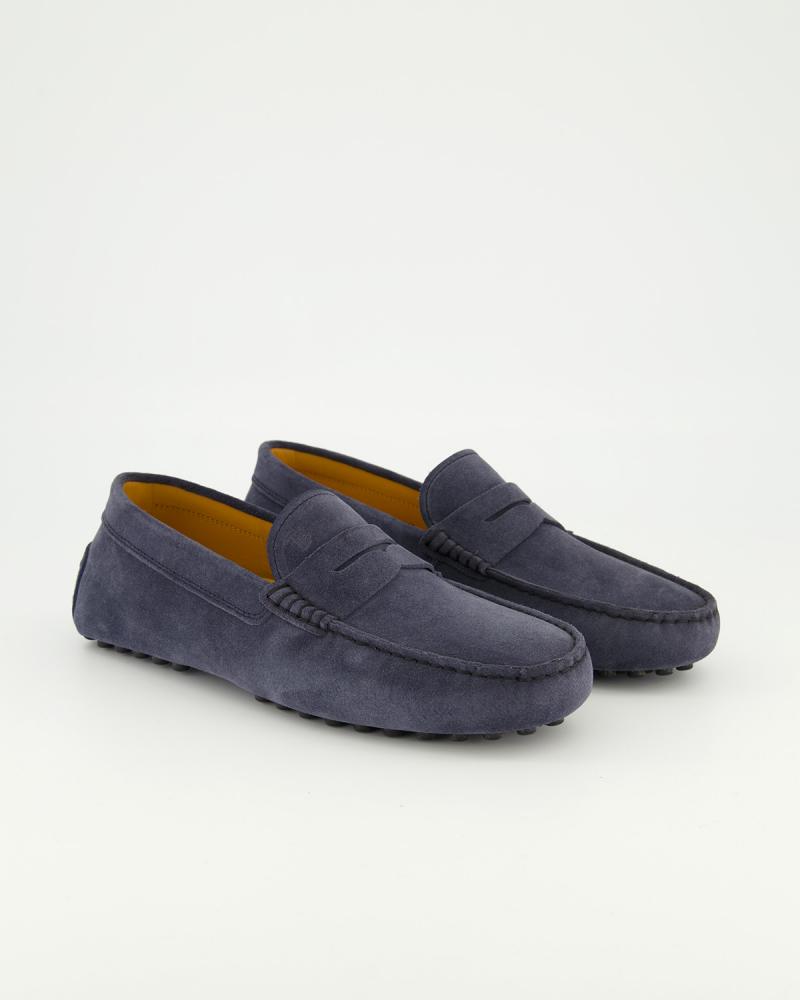 MOCASSIN TOD'S GOMMINO BLEU MOYEN