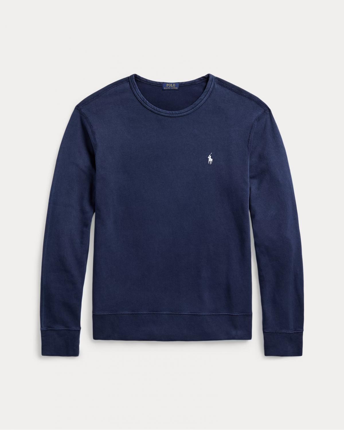 SWEAT COL ROND RALPH LAUREN  BLEU