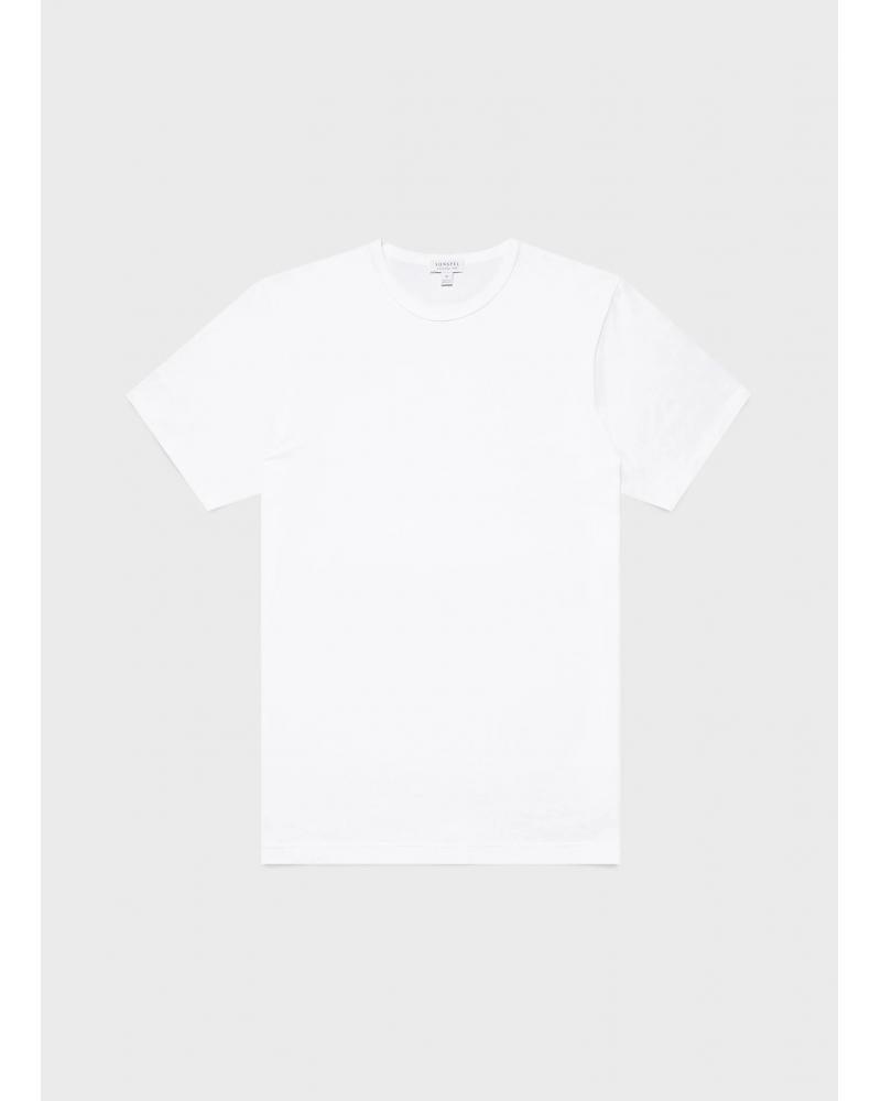 TEE SHIRT SUNSPEL SUPIMA COTON BLANC