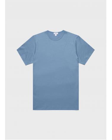 TEE SHIRT SUNSPEL SUPIMA COTON BLEU